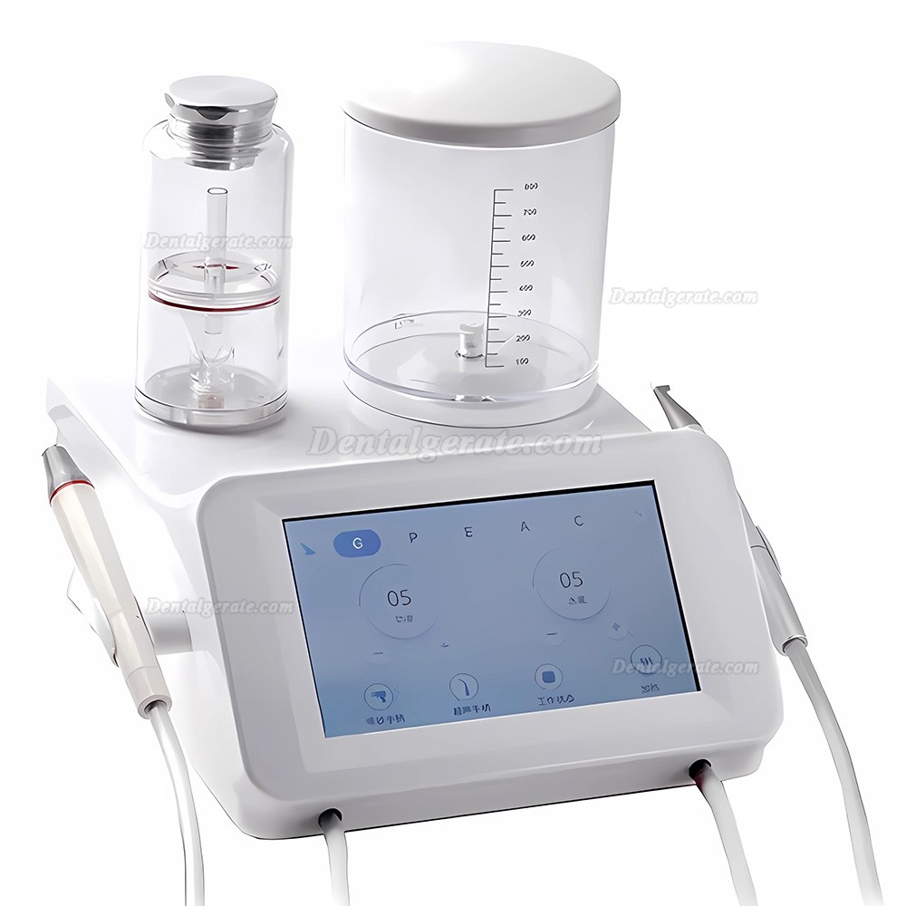 Dentales Ultraschall Scaler und Pulverstrahlger&auml;t System f&uuml;r die Parodontaltherapie &ndash; 2-in-1-System PT-A